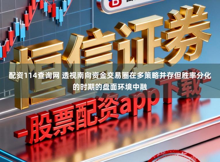 配资114查询网 透视南向资金交易圈在多策略并存但胜率分化的时期的盘面环境中融