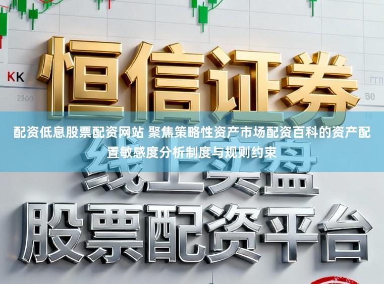 配资低息股票配资网站 聚焦策略性资产市场配资百科的资产配置敏感度分析制度与规则约束