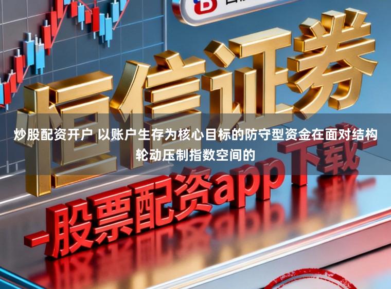 炒股配资开户 以账户生存为核心目标的防守型资金在面对结构轮动压制指数空间的